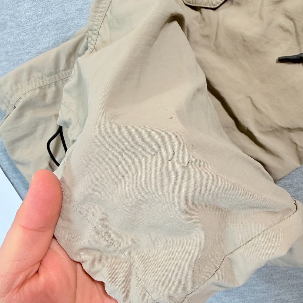 Emage Cargo Pants Men S Tan Drawstring Hem Utility Pockets Streetwear Fit - Picture 11 of 12
